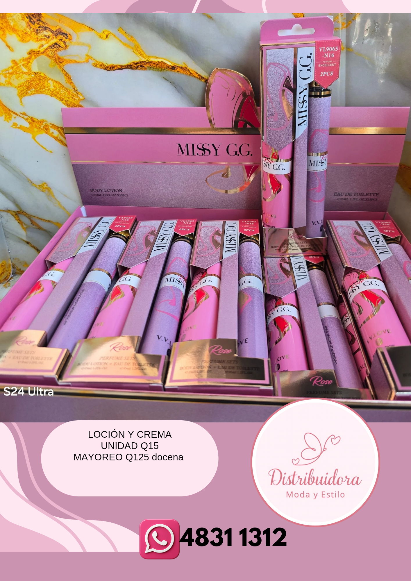 Set de loción y crema