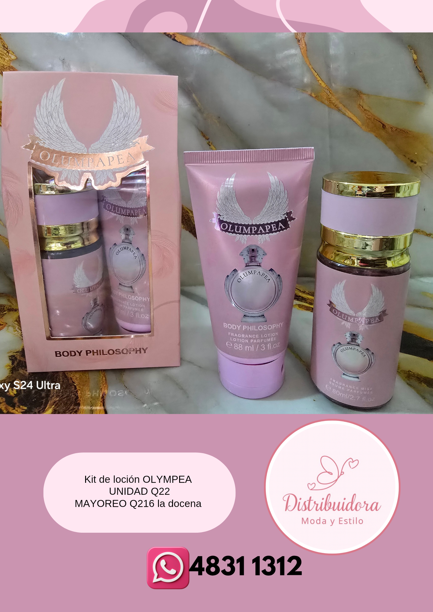 Kit de locion OLYMPEA