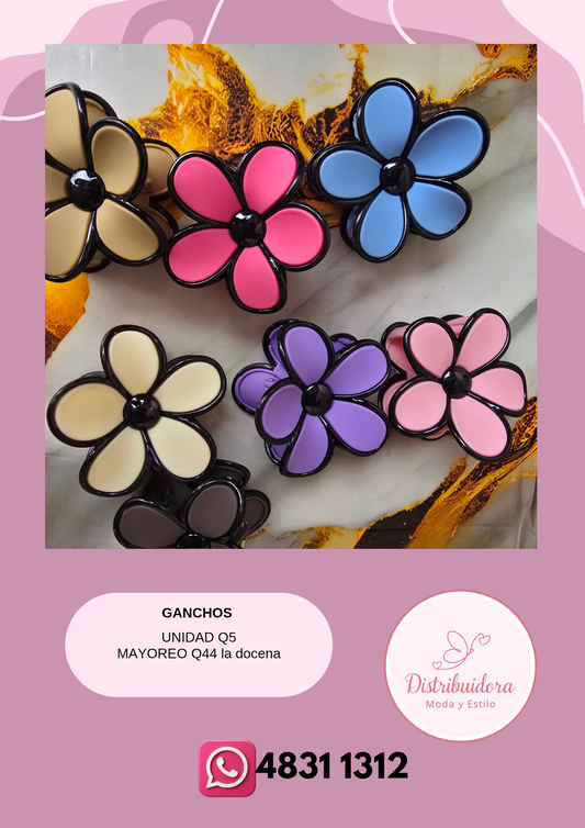 Ganchos de flor