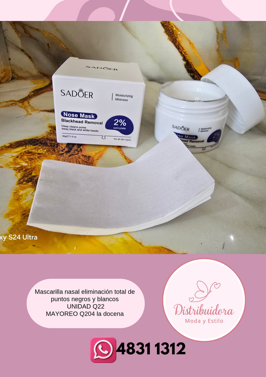 Mascarilla nasal para puntos negros y blancos