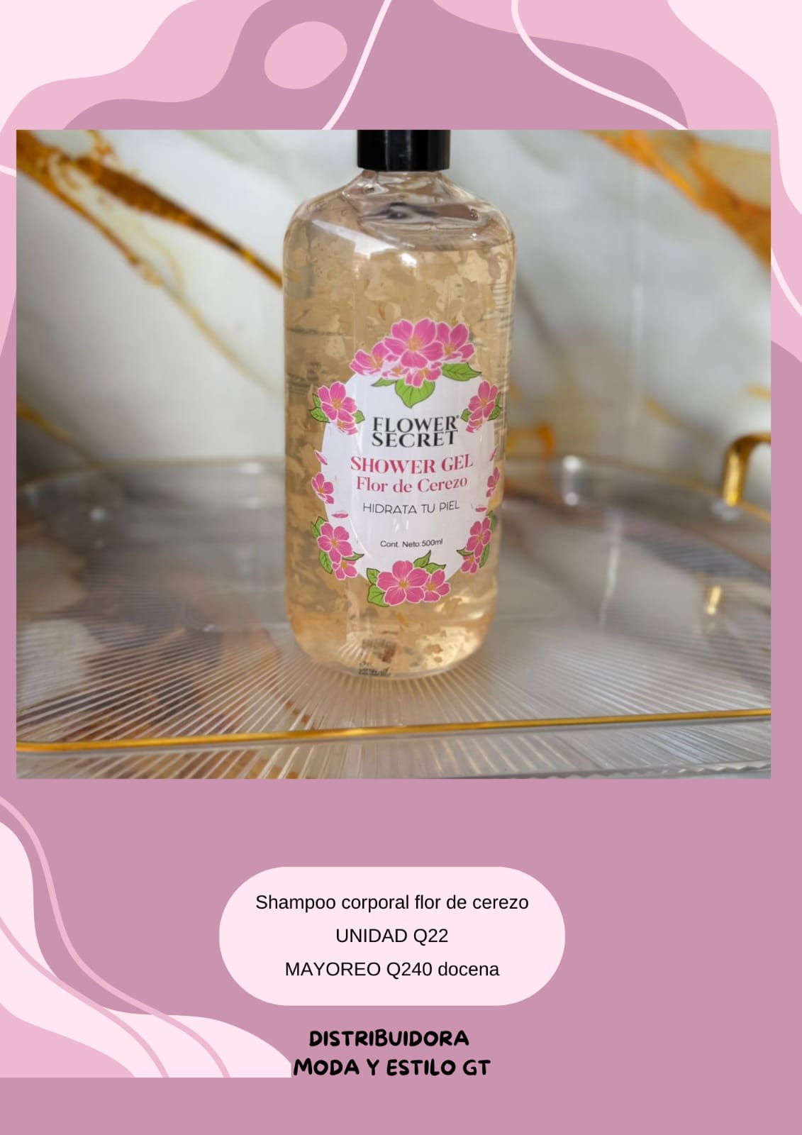 Shampoo corporal flor de cerezo